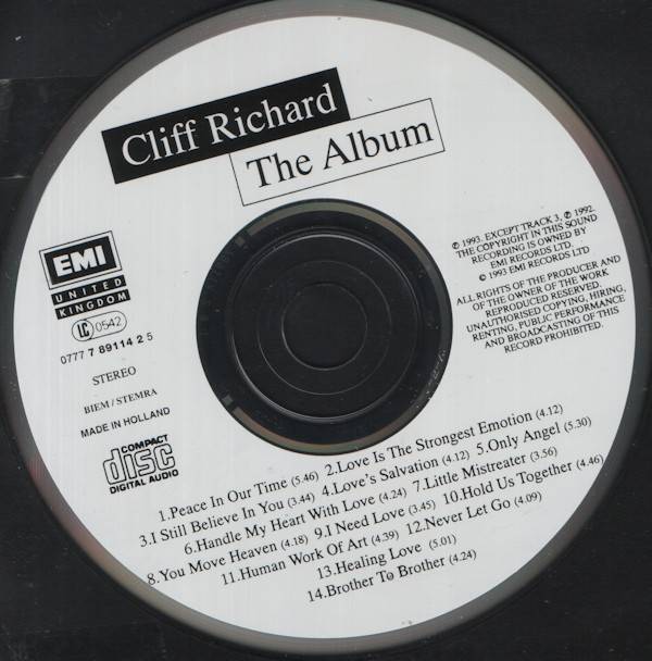 Cliff Richard The Album : CD